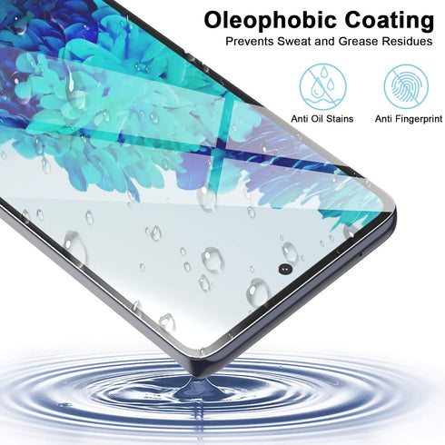 ?4 Pack? 2 Pack Tempered Glass Screen Protector for Samsung Galaxy S20 FE(6.5”)+2 Pack Camera Lens Protector Tempered Glass for Galaxy S20 FE, Ult...