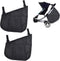 2 Pack Universal Side Sling Stroller Mesh Cargo Net and Organizer, Extra Stroller Storage Space, Non-Slip and Adjustable Straps...
