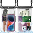 Takfox Extra Large Waterproof Phone Pouch Bag Case for Samsung Galaxy S24 Ultra S23 Plus S22 Note 20 A03S A15 A14 A13 iPhone 15 14 Pro Max, [Up to...