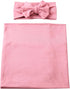Galabloomer Newborn Swaddle Blanket with Headband Set Baby Girl Receiving Blanket...