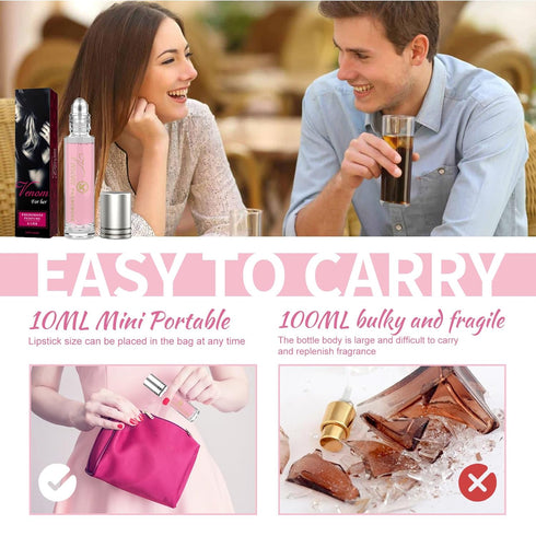 Pheromones Perfumes for Women, Lunex Phero Perfume, 3pcs Lunex Ferro Perfume, Pheromone Perfume Ferromont Roll-on Perfume for Women, Ferromont Per...