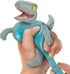 Heroes of Goo Jit Zu Jurassic World - Chomp Attack Stretch Blue Velociraptor Action Figure, Multicolor...