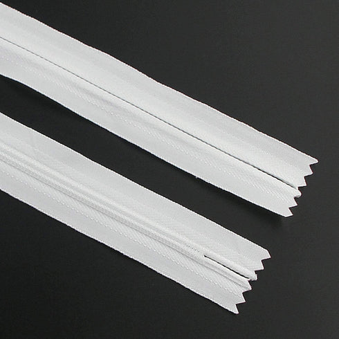 Leekayer 20PCS Invisible Nylon Coil Zipper,Clothing Zipper,DIY Sewing Tools for Craft Special(20 inch,White)...