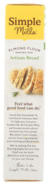 Simple Mills Almond Flour Baking Mix, Artisan Bread Mix - Gluten Free, Plant Based, Paleo Friendly, 10.4 Ounce (Pack of 1)...