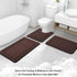 Grandaily Memory Foam Bath Mat Rug 24x16, Ultra Soft, Non-Slip and Absorbent Bathroom Rugs, Machine Wash Dry, Comfortable Bath Rug Carpet for Bath...