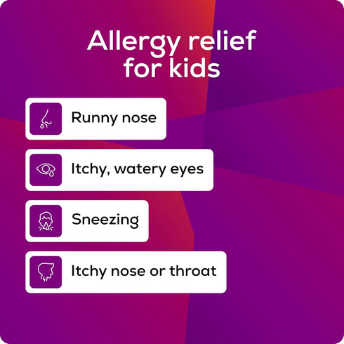 Allegra Children's 12-Hour Allergy Relief Liquid, Non-Drowsy Indoor and Outdoor Allergy Medicine, 30 mg Fexofenadine HCI Antihistamine for Kids, B...