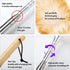 Natural Feathers Duster,Lambswool Duster with Solid Wooden Long Handle and Stainless Steel Extension Pole Up to 87.8" for Cleaning High Ceiling Fa...