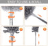 4 PCS Feather Dusters for Cleaning, Bendable Duster with Extension Pole, & Reusable Microfiber Dusters for Cleaning Ceiling Fan, Furniture & Blind...