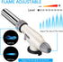 Blow Torch Kitchen Butane Lighter - Culinary Torch Chef Cooking Torch Professional Adjustable Flame with 360 Degree Inverted for Creme, Brulee, BB...