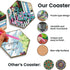 DIY Diamond Painting Coasters Kit with Holder - Set of 7 Diamond Art Coasters for Adults, Beginners & Kids for Home Décor, Diamond Art Craft Suppl...