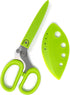 Norpro Multi Blade Herb Scissors with Blade Cleaner, 8-inch, Green...
