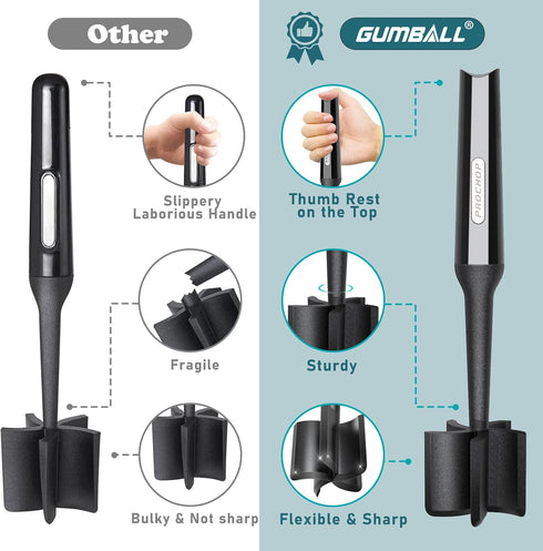 2 Pack Meat Chopper, Hamburger Chopper Masher, Heat Resistant Meat Masher Ground Meat Chopper, Meat Browning Utensil Cooking Tool...