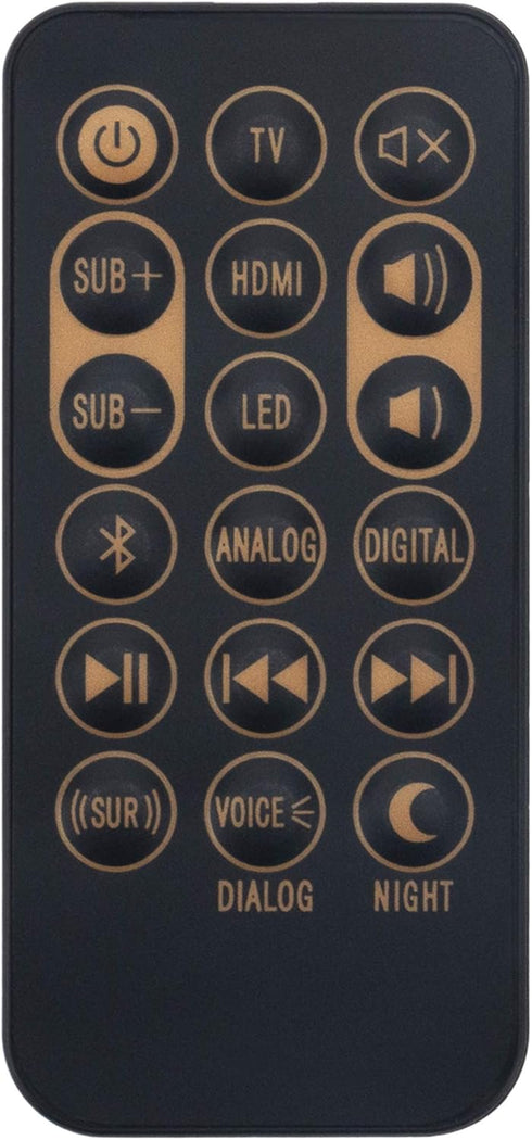 Replaced Remote Control Compatible with Klipsch Sound Bar Speaker RSB-3 RSB3 R4B R-4B RSB8 RSB-8 1062590 RSB6 RSB-6 RSB-11 RSB-14...