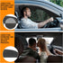 Kaskawise 2 Pack Front Car Window Shades,Elastic Breathable Mesh Side Sun Shade for Driver,Car Window Screen for Camping,Car Window Cover Fits SUV...