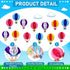 TaoBary 84 Pcs 3D Hot Air Balloon Honeycomb Bulletin Board Set Caterpillars Balloon Bulletin Board Cutouts Honeycomb Apple Popcorn Classroom Bulle...