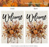CROWNED BEAUTY Fall Garden Flag Floral Mason Jar 12x18 Inch Double Sided for Outside Small Welcome Burlap Autumn Seasonal Yard Decoration...