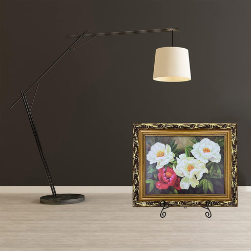 12 Inch Plate Stands for Display, 2Pack Black Iron Adjustable Easel Stand for Photo Picture Frame Plate Album and Home Decoration...