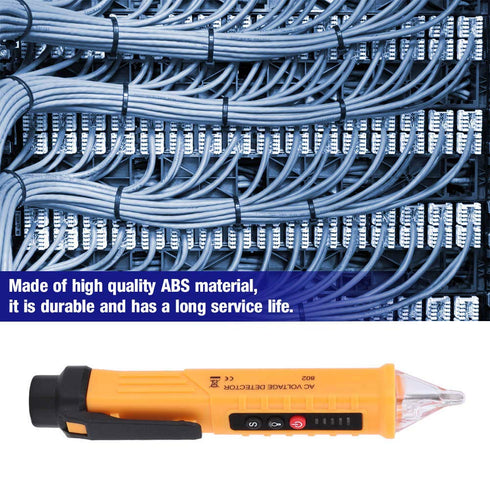 Oumefar Test Pencil Electric Meter Voltage Detector High Accuracy Sensitivity Tester Pen High Precision Smart Electroscope with Dual Voltage Range...
