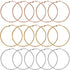 60Pcs Hoop Earring Findings Stainless Steel Earrings Beading Round Earrings Hypoallergenic Circle Earring Open Beading Hoop for Jewelry Making DIY...