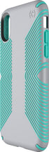 Speck Products Presidio Grip iPhone XS/iPhone X Case Dolphin Grey/Aloe Green...