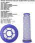 Replacement Filters for Dyson DC65 DC66 DC41 UP13 UP20 Animal, Multi Floor and Ball Vacuums, Compare to Part 920769-01 and 920640-01 (2+2 Pack)...