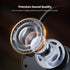 BASN AirS1 Open Ear Headphones Air Conduction Headphones, Wireless HiFi Sound Earphones with 16.2mm Driver, Sport Headset Built-in ENC Mic for Cle...