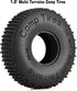 INJORA 1.0 Tires-S4 Multi Terrain Pin Crawler Tires for TRX4M SCX24 AX24 FCX24 Upgrade Parts, 65 * 19mm,T2440...