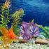 balacoo 2pcs Betta Fish Leaf Artificial Aquarium Plants Fake Plants Betta Bed Leaf Hammock for Betta Fish Resting Leaf Plastic Aquarium Plants Lea...