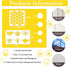 12 Pieces Bee Honeycomb Stencil, Reusable Bee Stencils for Painting on Wood Signs Furniture DIY Crafts Wall Canvas Fabric Plastic Drawing Template...