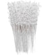 60 Pieces Pearl Stick Stems Bouquets, 4mm Bead String Garland Beaded Spray Filler Floral Arrangements Tree Picks Wedding Party Decoration (White)...