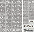 Large Letter Stencils for Painting on Wood - 43 Pack Alphabet Letter Number Stencil Templates with Signs, Reusable Plastic Stencils in 158 Designs...