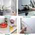 Shower Squeegee for Glass Doors,10-Inch Shower Glass Squeegee, Sliver Shower Squeegee for Shower Doors,Mirror,Windows, with Shower Door Hook and A...