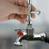 DURATECH 4 Way Sillcock Key with Bit, Multi-functional Water Key, Cross Key, 1-Pack, for Valve, Faucet, and Spigots...