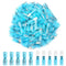 200 Pcs Heat Shrink Spade Connectors, Male and Female Spade Connectors, Blue Heat Shrink Wire Terminals, Insulated Quick Disconnect Electrical Ter...