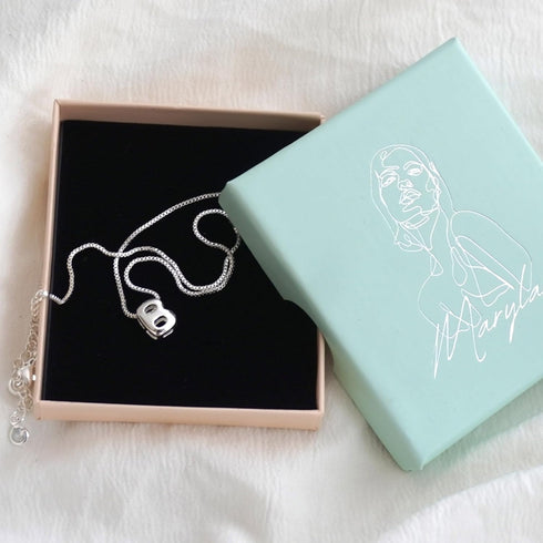 Bubble Initial Necklaces for Women Girls Silver Plated Letter Necklace Dainty Silver Name Necklace Personalized Initial Choker Pendant Necklaces f...
