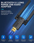 ZEXMTE USB Bluetooth Adapter for PC, Long Range Bluetooth USB Adapter for Windows 11/10, 492FT/150M Bluetooth Dongle 5.1 EDR, Plug & Play for Desk...