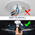 Garage Light - 2 Pack - 8000LM Glare-Free 360° Illuminator 60W 6500K Deformable Garage E26/E27 LED Light for Basements, Barn, Farmhouse and Attics...