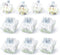 Wholesales Authentic RGB Cherry Switch Cherry Mx Switches Keycap Keyswitches Keymodule Mechanical Keyboard Switches Replacement for Corsair & MX8....