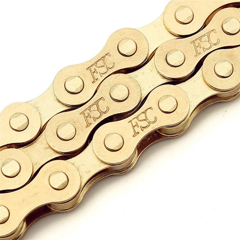 FSC F410 1-Speed Bicycle Chain (1/2 x 1/8-Inch, 104L) (Ti-N Gold)...