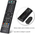 HD TV Remote Control Replacement for LCD/LED TV AKB73655806 Digital Television Audio Voice Remote Controller, Black...