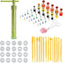 Allazone 56 PCS Polymer Clay Extruder kit, Rotary Clay Extruder with 20 Tips Sugar Extruder Disks, Polymer Clay Cutters, Clay DIY Tool for Clay Mo...