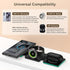 Foldable 3 in 1 Wireless Charging Station for Samsung Galaxy Z Fold6 Flip6 S24 S23 Ultra,Travel Charger for Samsung Multi Devices,15W Fast Wireles...