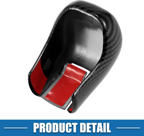 Gear Shift Knob Cover Automatic Transmission Lever Trim for Honda Civic 10th Gen 2016 2017 2018 2019 2020 2021 ABS Carbon Fiber Pattern Black...