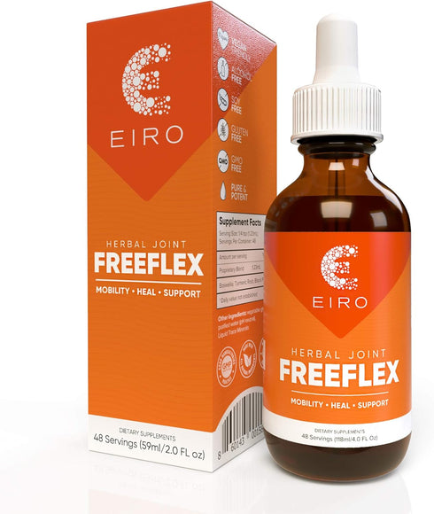 EIRO FREEFLEX Herbal Joint Supplement. Turmeric Root, Curcumin, Boswellia and Black Pepper. Superior Absorption...