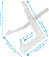 Acrylic Stand Plate Holder Picture Photo Frame for Display, Decorative Table Top Easels, 4.5 inch...