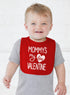 Aiden's Corner Handmade Cute Baby Holiday Valentine Bibs - Boy Girl Love Mommy First Valentine's Day Bib...