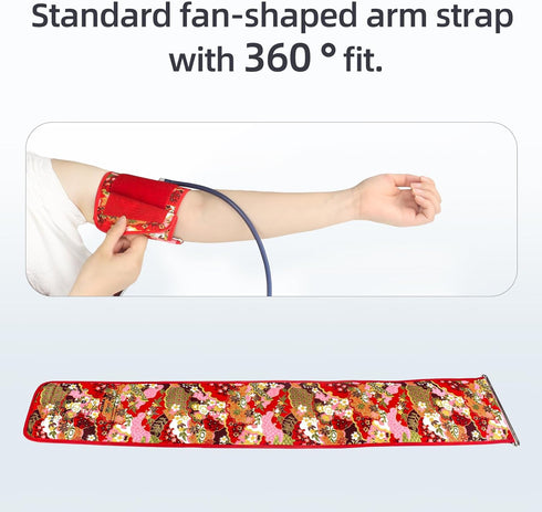 Extra Large Blood Pressure Cuff, 15.7''-26'' (40-66CM) Replacement Cuff for Big Arm with 6 Connectors, Compatible with Upper Arm Blood Pressure Mo...