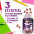 Immune Support Gummies for Kids & Toddler with Vitamin C, Zinc & Echinacea, Daily Childrens Immune Support Gummy Vitamins for Kids Ages 4 and Up, ...
