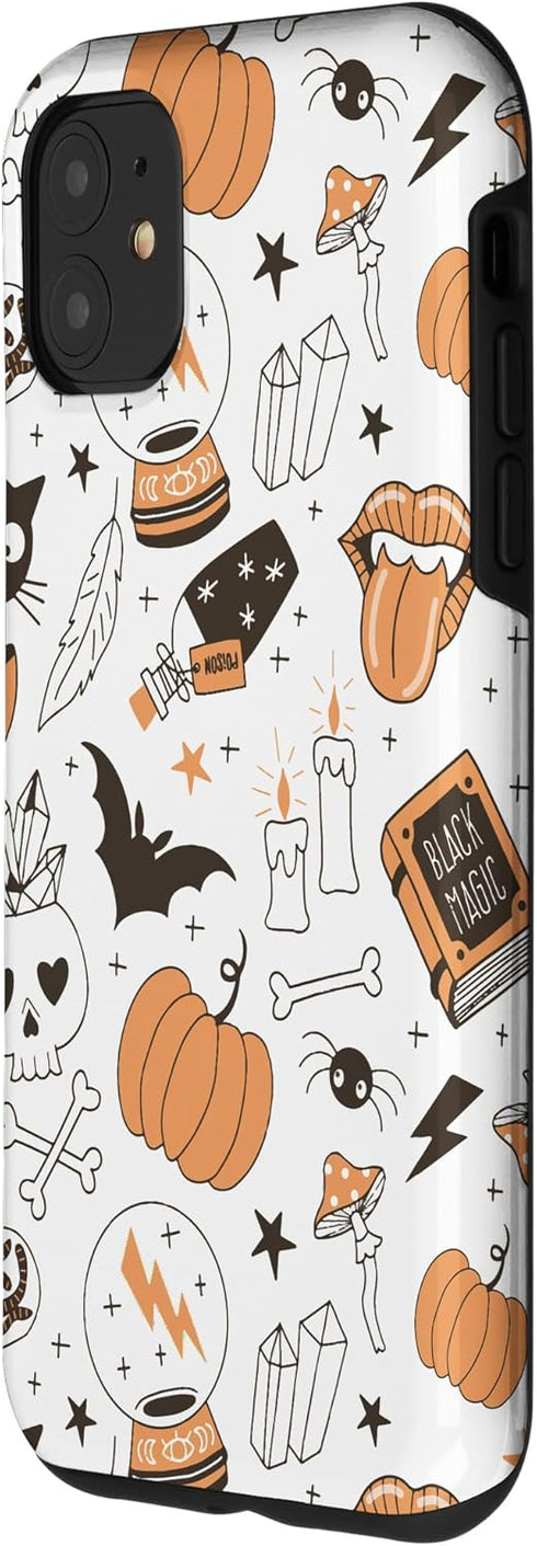 iPhone 11 Vintage Witchy Magical Spiritual Crystals For Halloween 2023 Case...