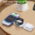 3 in 1 Charging Station for Apple Devices, Compatible with MagSafe Wireless Charger Pad for iPhone 15/14/13/12 Series, Travel Wireless Charger for...